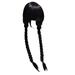 Chaolei Wig Wig Black Double Ponytail Wig Wig Wig With Fringe For Adults Teens Women Girls Long Wig With Fringes