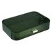 Unique Bargains Stackable Makeup Organizer Drawers Translucent Cosmetic Organizer Drawers for Bathroom Storage Green