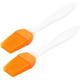 2pcs Bbq Set Blush Set Lip Stain Set Oil Brush Cooking Barbecue Silicone Brush Bbq Meat Brush Orange Barbecue Sauce Brush Basting Brush Applicator Brush Grill Barbecue Brush Handle