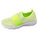 dmqupv women s Fashion Sneakers Wide Width women s Casual Lightweight Mesh Running Walking Shoes Breathable Slip On Sneakers Non Slip Comfort Tennis Workout Shoes Green 38