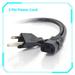 KONKIN BOO Compatible AC Power Cord Cable Replacement for Chauvet DJ Intimidator Spot 155 Compact LED Moving Heads