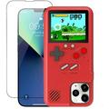 Game Console Case for iPhone XR for Women Red VOLMON Game Phone Case for iPhone XR with 3D Video Games Color Display Retro Gaming Case Pretty Girl Case Funny Case for iPhone XR 6.1 Inch