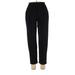 Shein Casual Pants - High Rise Straight Leg Boyfriend: Black Bottoms - Women's Size Large