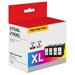 275XL 276XL Ink Cartridge Replacement for Canon PG-275 CL-276 275 276 Combo XL Compatible with Canon PIXMA TS3520 TS3522 TS3500 TR4720 TR4722 TR4700 Printer(2 Black 2 Color)