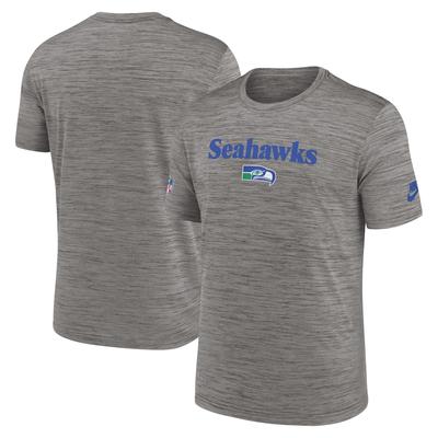 Herren Nike Seattle Seahawks Throwback Sideline Performance T-Shirt, Anthrazit Image