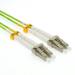 ACCL 3m LC/UPC-LC/UPC OM5 Multimode Duplex Green Fiber Optic Patch Cable 1 Pack