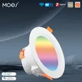 MOES-Downlight LED intelligent WiFi Zigbee Spot rond à gradation 7 W 10W RGB Document Proxy