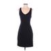 Cynthia Rowley TJX Cocktail Dress - Sheath: Black Solid Dresses - Women's Size 4