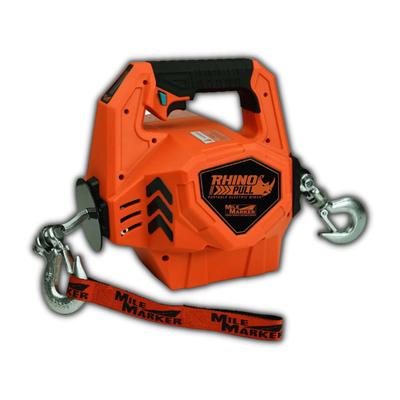 Mile Marker Rhino Pull Winch 1000 lb Portable 24V ...