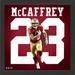 Highland Mint Christian McCaffrey San Francisco 49ers 13'' x Impact Jersey Framed Photo