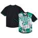 Men's Mitchell & Ness Kelly Green Boston Celtics Jumbotron 3.0 Mesh V-Neck T-Shirt