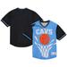 Men's Mitchell & Ness Blue Cleveland Cavaliers Jumbotron 3.0 Mesh V-Neck T-Shirt