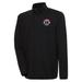 Men's Antigua Black Washington Wizards Steamer Quarter-Snap Pullover Top