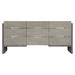 Bernhardt Foundations Dresser in Dark Shale Finish Wood in Gray | 34.25 H x 72 W x 20 D in | Wayfair 306052