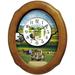 Rhythm U.S.A Inc Joyful Harvest Wall Clock Wood in Brown | 20.7 H x 16.7 W x 4.1 D in | Wayfair 4MH434WU06
