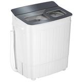 SUNCROWN 4.6 Cubic Feet cu. ft. Portable Washer & Dryer Combo w/ Child Safety Lock | 25.4 H x 22.4 W x 14 D in | Wayfair Washer-3.5-Grey