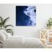 Ivy Bronx Aerial - Artist Enhanced Canvas Print Canvas in Blue/White | 37.5" H x 37.5" W x 1.75" D | Wayfair 55E35E99ECB7476290CA4EBF36779D8F