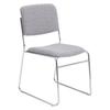 National Public Seating 8600 Series Signature Stackable Chair w/ Cushion Metal/Fabric in Gray | 33 H x 19 W x 21 D in | Wayfair 8652