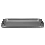 Anolon Advanced Bakeware Nonstick Cookie Pan/Sheet, 10 Inch x 15 Inch, w/ Silicone Grips Steel in Gray | 1.25 H x 10 W in | Wayfair 54704