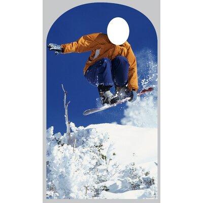 Advanced Graphics Life-Size Stand-Ins Snowboarder Cardboard Stand-Up, Size 70.5 H x 45.5 W in | Wayfair #925