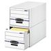 Bankers Box® Stor/Drawer File Drawer, Legal, 15-1/2 x 23-1/4 x 10-3/8/Blue, 6/Carton 7.75 H x 28.5 W x 39.0 D in Corrugated in White | Wayfair