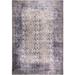 White 36 x 24 x 0.15 in Area Rug - Bungalow Rose Jessiel Oriental Machine Woven Area Rug in Gray/Beige Polyester | 36 H x 24 W x 0.15 D in | Wayfair