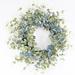 Primrue Eucalyptus Berry 26" Wreath Silk in Green/Blue | 26 H x 26 W x 6 D in | Wayfair 78EAF98D5CDD4B8FBA4D35556946A7F0