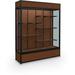 MooreCo Best-Rite® Series 93 Freestanding Display Case Wood/Metal in Brown | 72 H x 60 W x 18 D in | Wayfair 93C85-11