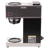 Bunn VPR Pour-O-Matic Two-Burner Pour-Over Coffee Brewer Metal in Black | 20.7 H x 8 W x 16.2 D in | Wayfair BUNVPR