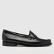 G.H. BASS easy weejuns penny loafer flat shoes in black