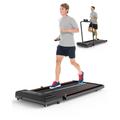 2 en 1 Tapis de marche Pliable Noir - Tapis de Course Roulant électrique - 1-10 Km/h Vitesse