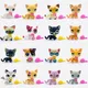 LPS CAT Rare Littlest pet shop Bobble head Toys Stands Short Hair Kitten with Mouse and necklace Old