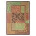 Brown/Green 60 x 0.25 in Indoor Area Rug - Dynamic Rugs Vision Floral Handmade Tufted Green/Red/Brown Area Rug Wool | 60 W x 0.25 D in | Wayfair
