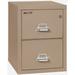 FireKing Fireproof 2-Drawer Vertical Filing Cabinet Metal/Steel in Brown | 27.75 H x 20.81 W x 25.06 D in | Wayfair 2-2125-C (taupe)