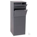 dVault Vault 1 Unit Parcel Locker Steel in Gray | 47.75 H x 19 W x 19 D in | Wayfair DVCS0015-2