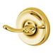 Elements of Design Elizabeth Wall Mounted Robe Hook Metal in Yellow | 2.75 H x 2.75 W x 2.13 D in | Wayfair EBA317PB