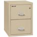 FireKing Fireproof 2-Drawer Vertical Filing Cabinet Metal/Steel in White | 27.75 H x 20.81 W x 25.06 D in | Wayfair 2-2125-C (parchment)