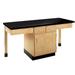 Diversified Woodcrafts 2 Workstation in Brown | 30 H x 66 W x 24 D in | Wayfair 2206K