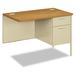 HON Metro Classic 29.5" H x 42" W Desk Return, Wood in White | 29.5 H x 42 W x 24 D in | Wayfair HONP3235RML