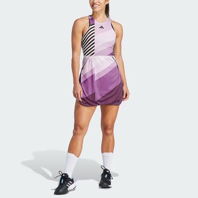 adidas US Open Transform Dress Women's Tennis Apparel Wonder Orchid/Black