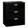 HON Brigade 600 Series 3-Drawer Vertical Filing Cabinet Metal/Steel in Black | 39.125 H x 36 W x 18 D in | Wayfair H683.L.P