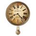 Howard Miller® J.H. Gould & Co. III Wall Clock Wood/Metal in Brown/Yellow | 21 H x 15 W x 2 D in | Wayfair 620441