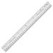 Business Source Plastic Beveled Edges Ruler | 12 W in | Wayfair BSN32365