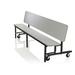 KI Furniture Uniframe Convertible Bench 96" x 22" Rectangular Cafeteria Table, Wood | 17 H x 96 W x 22 D in | Wayfair UCB/UC8-LKM