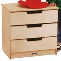 Jonti-Craft kids® 3 Drawer Chest Wood in Brown/Yellow | 20 H x 20 W x 15 D in | Wayfair 0213JC