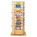 Jonti-Craft Revolving Literacy Tower Double Sided Book Display Wood in Brown | 57.5 H x 27 W x 27 D in | Wayfair 3550JC