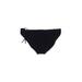 Robin Piccone Swimsuit Bottoms: Black Solid Swimwear - Women's Size Large