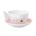 Lenox Butterfly Meadow 8 oz. Teacup & Saucer Porcelain/Ceramic in Pink | Wayfair 806723