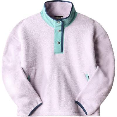 THE NORTH FACE Damen Pullover W CRAGMONT FLEECE 1/4 SNAP, Größe XL in Pink