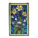 Meyda Lighting Spring Bouquet Stained Glass Window in Blue/Green/Yellow | 25 H x 15 W x 20 D in | Wayfair 38738